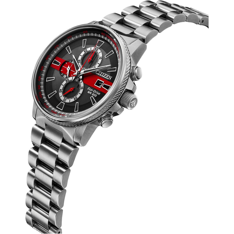 Citizen Men's Thin Red Line™ Watch Chronograph 200M WR Eco Drive CA0299-57E