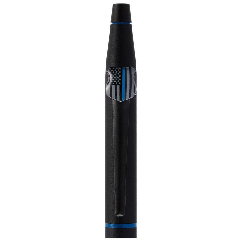 Thin Blue Line Beaded Pen – Dennett Designs
