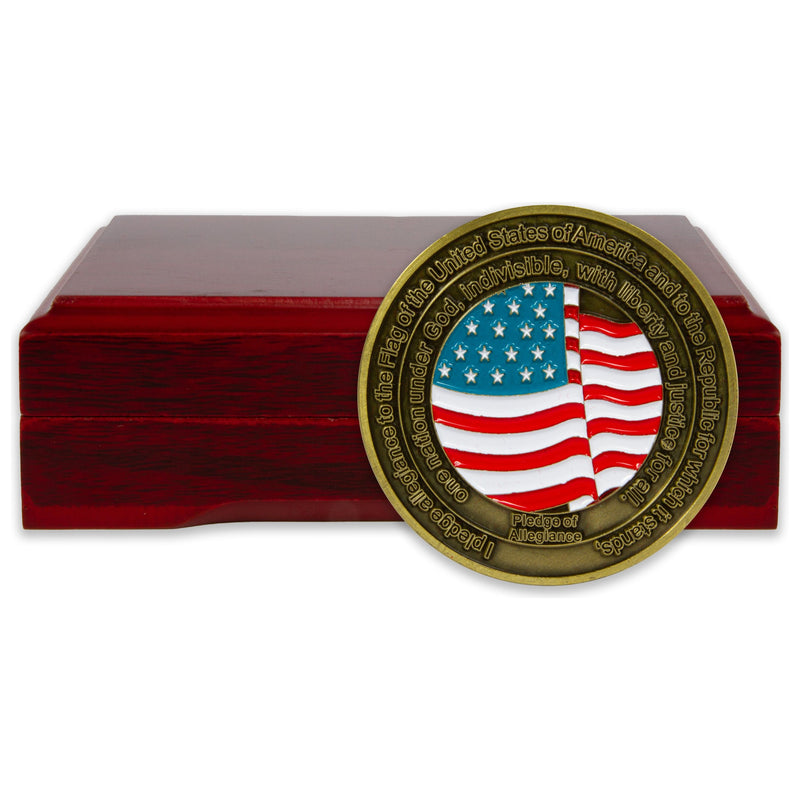 Military Challenge Coin, Engraved & Personalized!