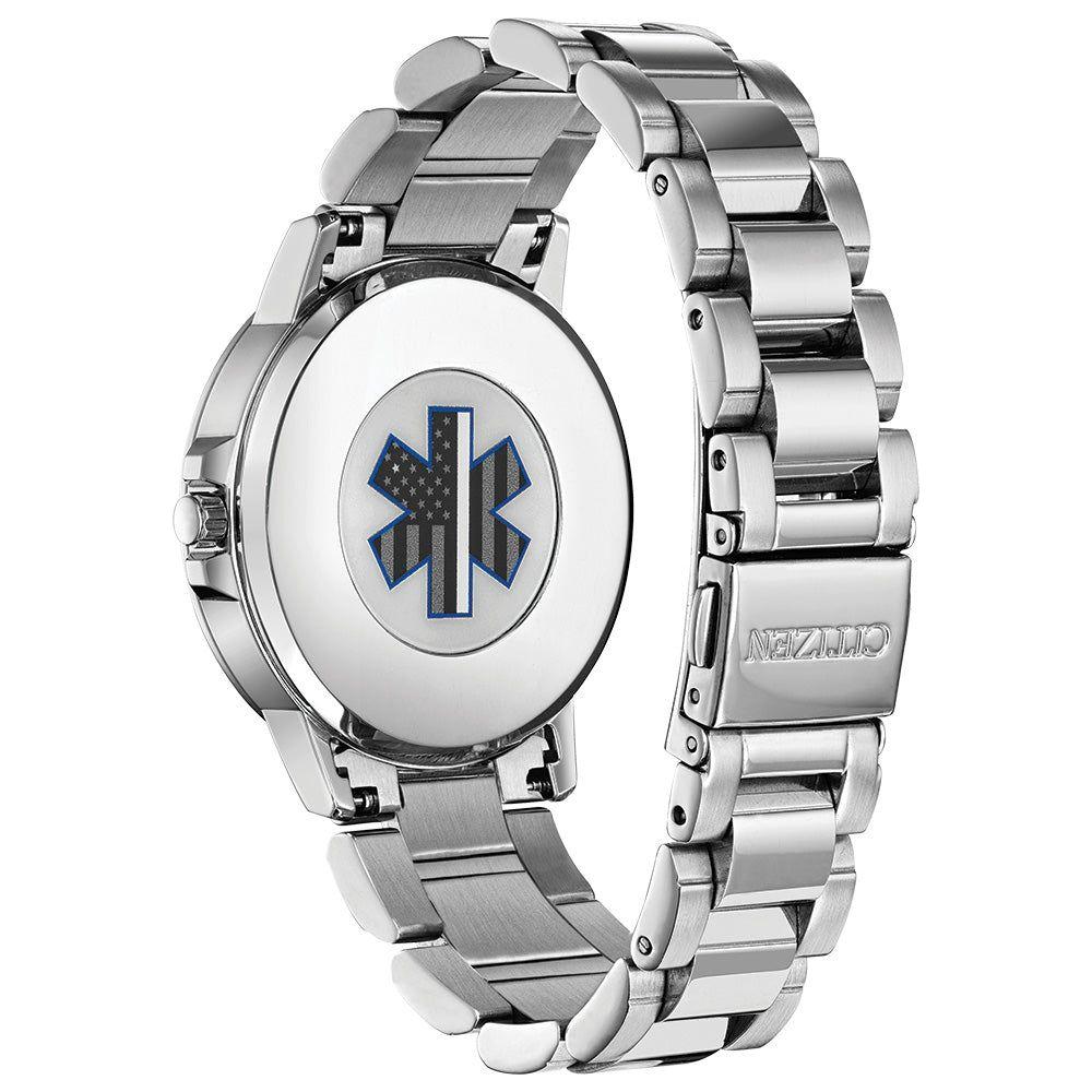 Citizen Ladies Thin White Line™ Multifunction Dial Crystal Women's Watch FD2048-55E