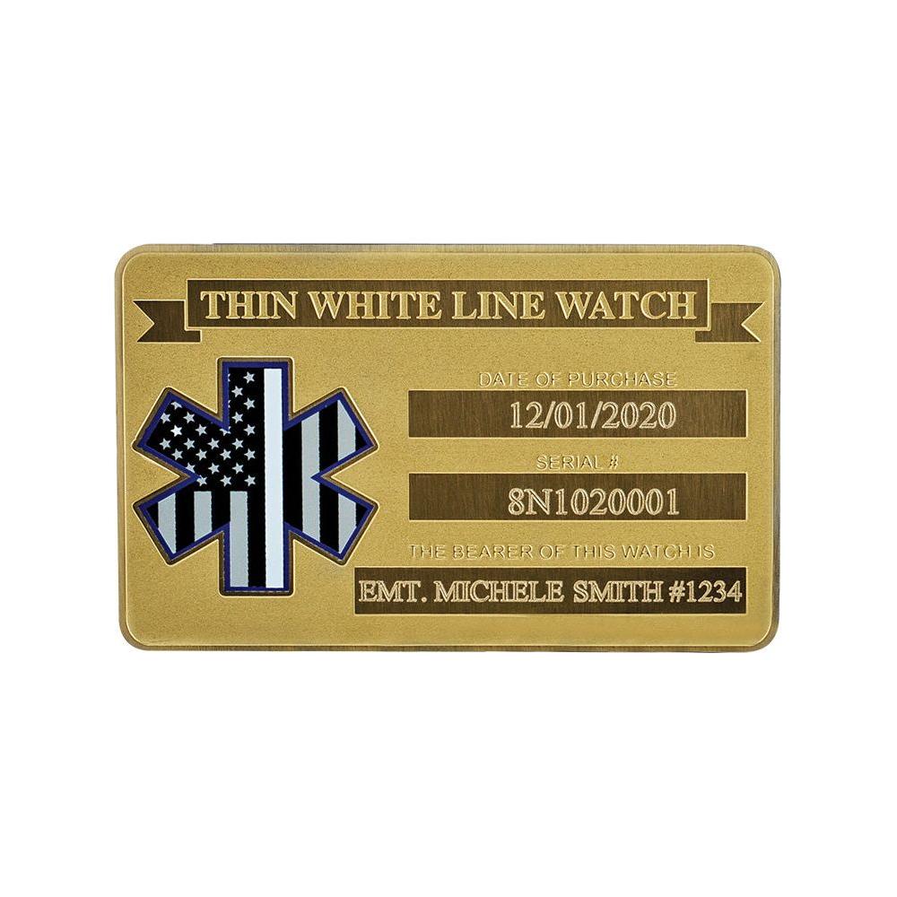 Citizen Ladies Thin White Line™ Multifunction Dial Crystal Women's Watch FD2048-55E