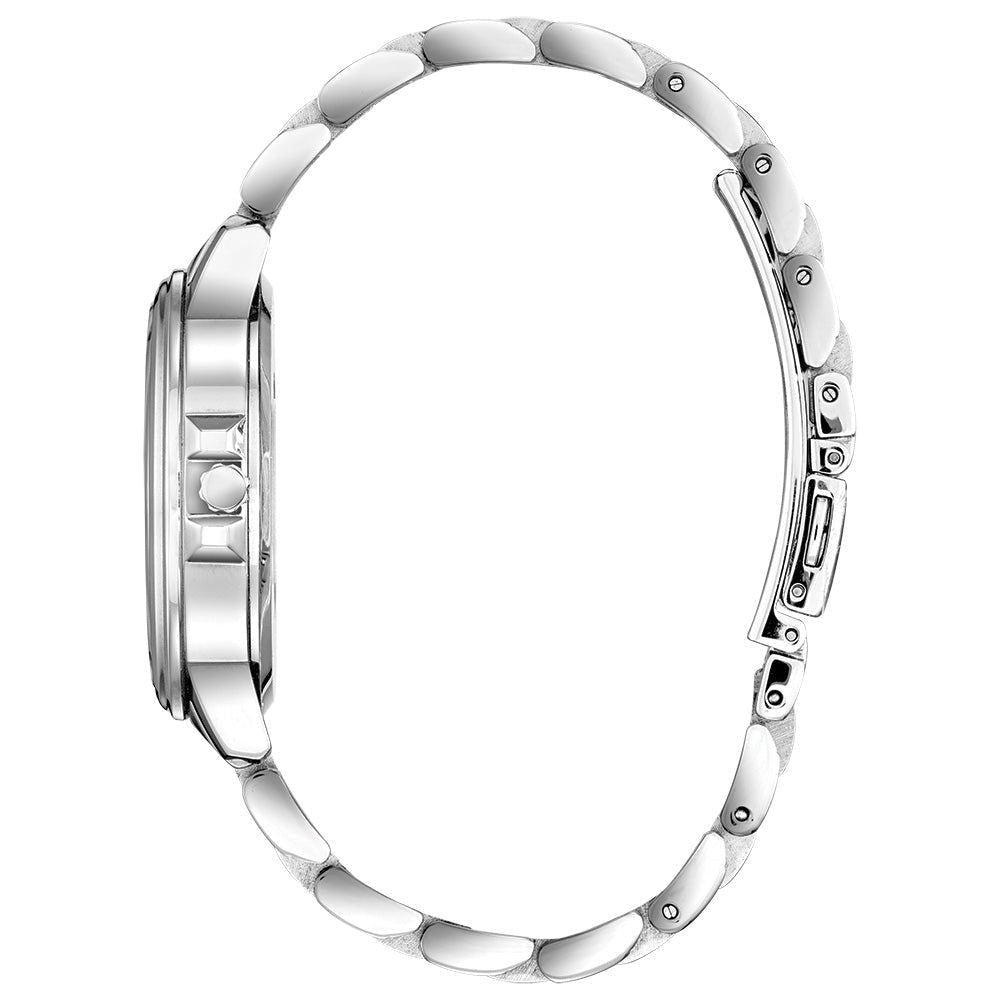 Citizen Ladies Thin White Line™ Multifunction Dial Crystal Women's Watch FD2048-55E
