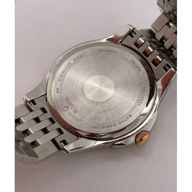 Bulova Ladies Classics Diamond White Mother of Pearl Dial Two Tone Bracelet Watch 98P162