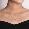 14K White Gold Diamond Heart Pendant Necklace NK5267W45JJ