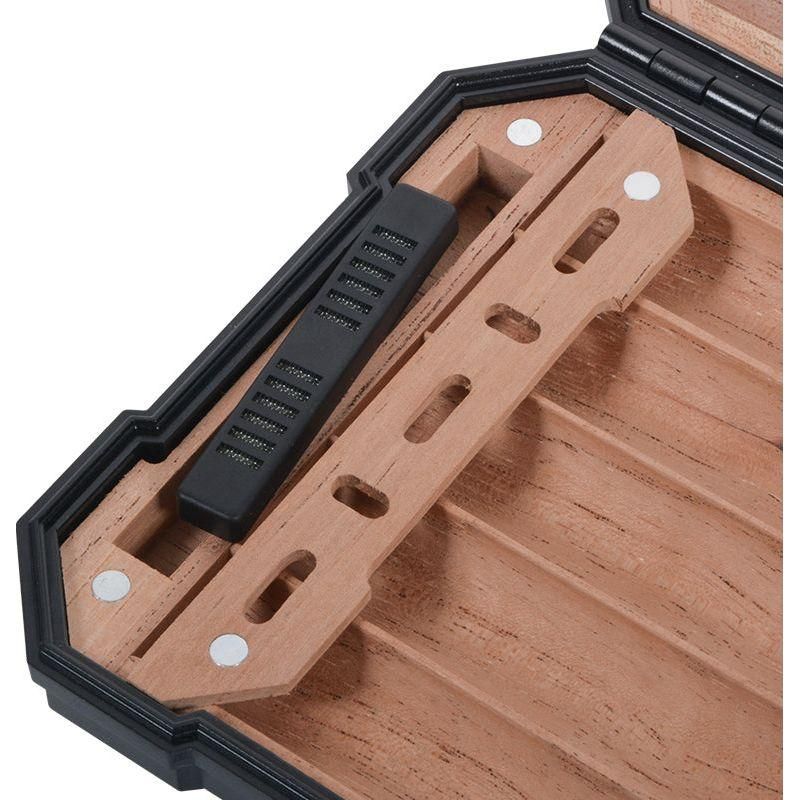 Travel Cigar Humidor Cedar Wood Air Tight, Engraved & Personalized