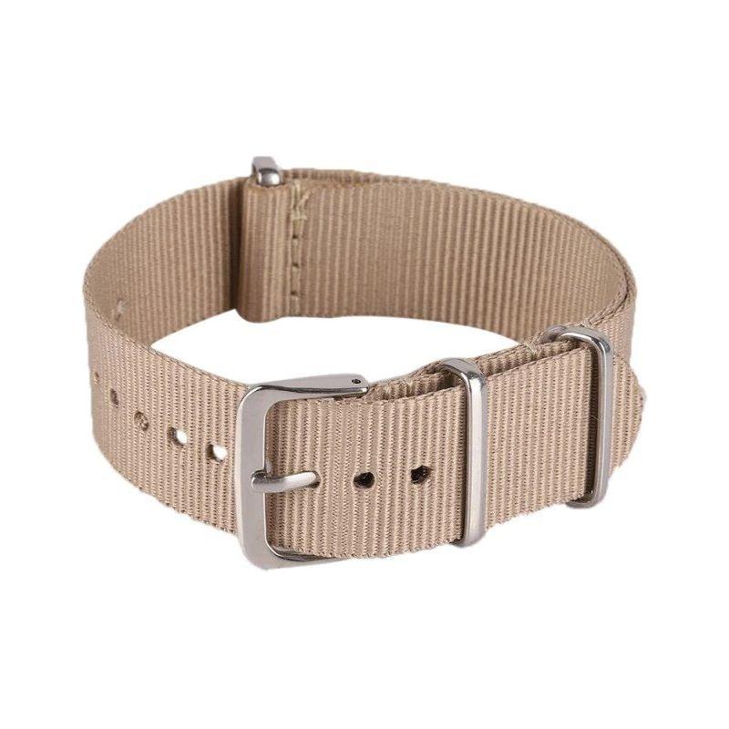 Beige 20MM Nylon Watch Strap QJ1670K20