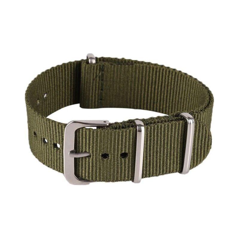 Green 20MM Nylon Watch Strap QJ1670JG20