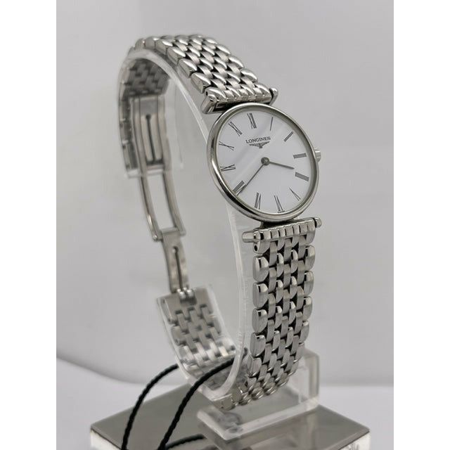 Longines Ladies La Grande Classique White Dial Stainless Steel Bracelet Watch L41354