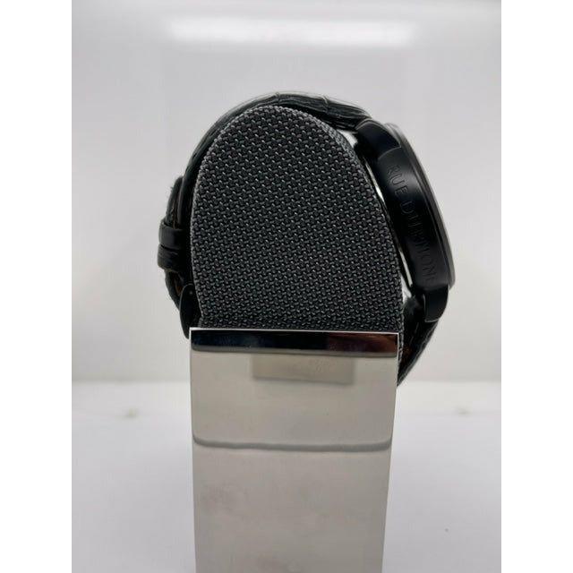 Rue Du Rhone 88 Men's Black Dial Black Leather Strap Watch 87WA130023