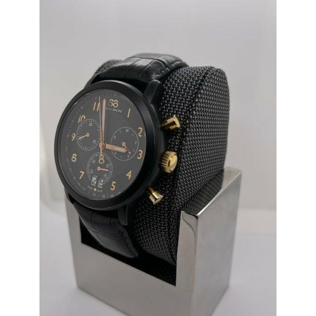 Rue Du Rhone 88 Men's Black Dial Black Leather Strap Watch 87WA130023