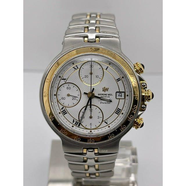 Raymond Weil Geneve Men's Parsifal White Dial Stainless Steel Bracelet Watch 7790