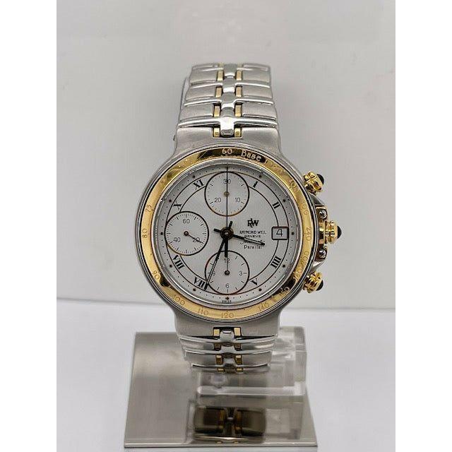 Raymond Weil Geneve Men's Parsifal White Dial Stainless Steel Bracelet Watch 7790