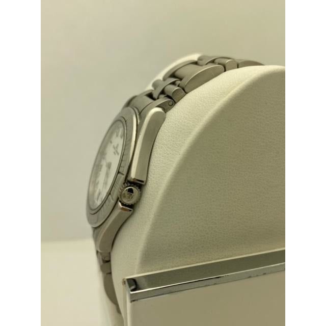 Baume & Mercier Geneve Ladies White Dial Silver Stainless Steel Bracelet Watch MV045042