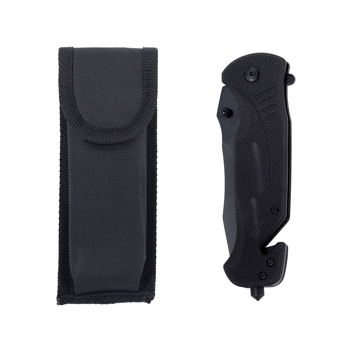 Tactical Stainless Steel Knife, Engraved & Personalized , Seat Belt Cutter, Window Breaker, Saw Blade, Survival Knife TBLKNIFE