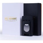 Black Color Dual Jet Torch Lighter with Cutter Combo