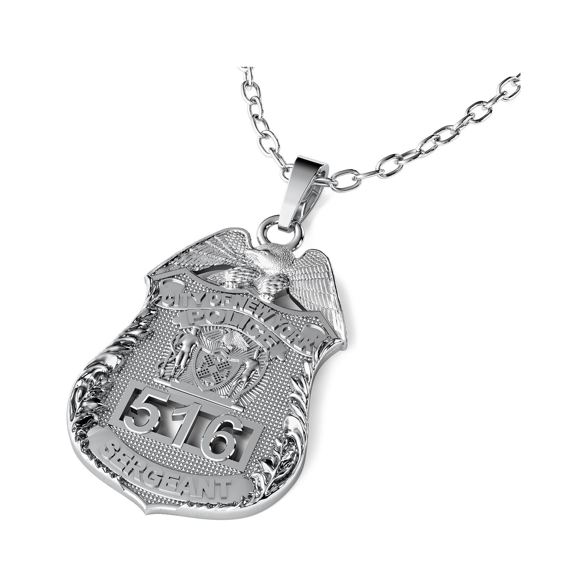 14K/18K Sergeant Shield Customized for NYPD SBA SBASMB1 – ELI