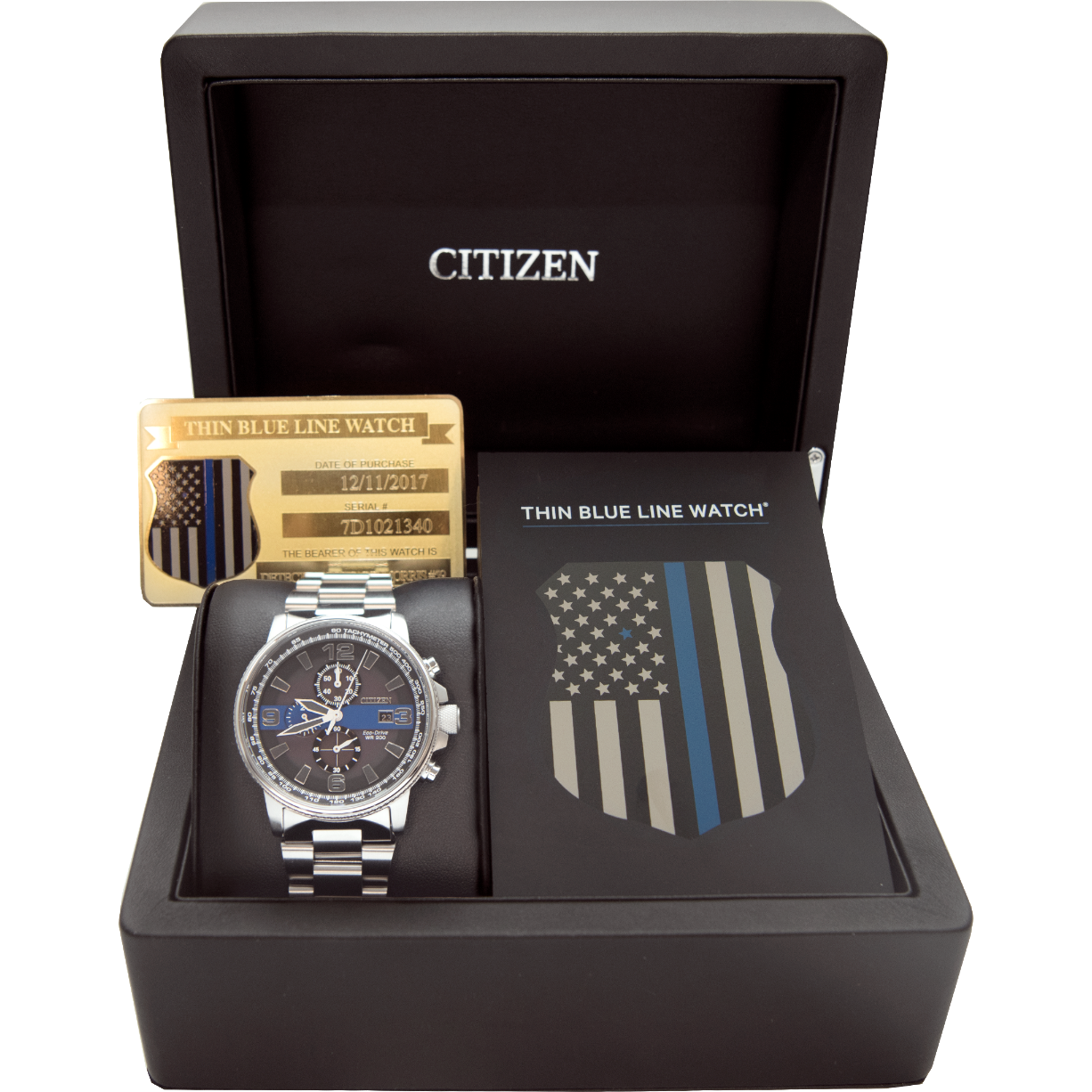 Citizen thin red sales line