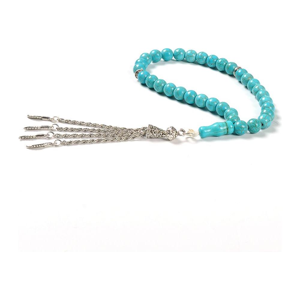 Turquoise Stone 33 Stone Prayer Beads Tesbih Tasbih PRYRBEADSTURQUOISE