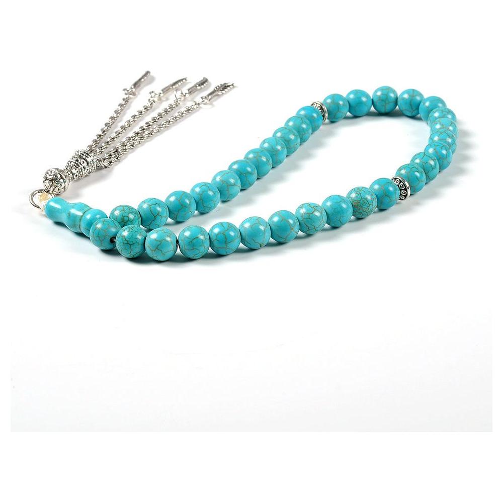 Turquoise Stone 33 Stone Prayer Beads Tesbih Tasbih PRYRBEADSTURQUOISE