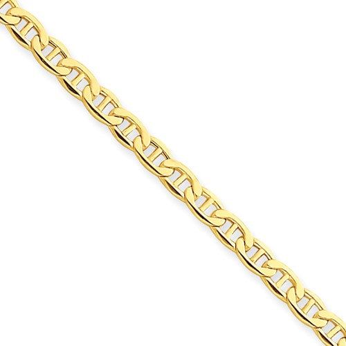 ANKQGBC122-10 14k Yellow Gold 3.20mm Anchor Chain