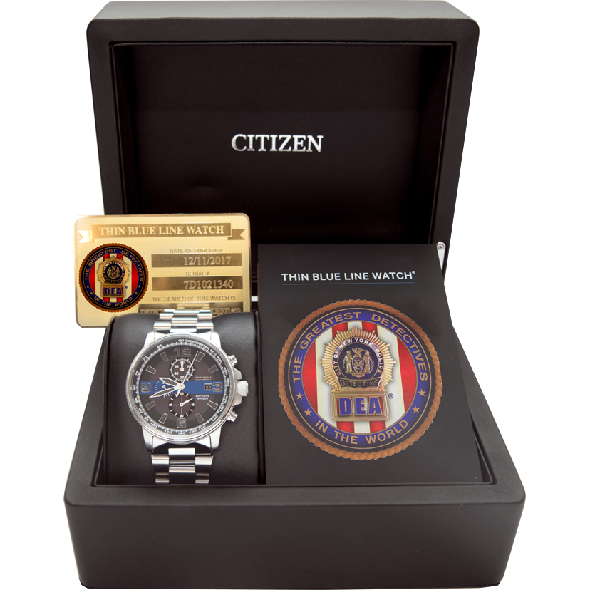 Citizen Men's DEA The Detectives’ Endowment Association Chronograph 200M WR Eco Drive CA0291-DEA