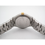 Movado Ladies Juro Black Dial Two Tone Stainless Steel Bracelet Watch 0605031