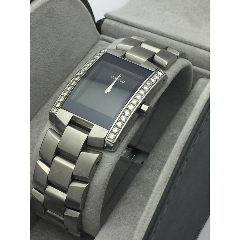 Movado eliro mens watch diamond Clearance