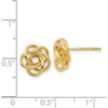 EARBBQGH439 14k Love Knot Earrings