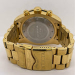 Invicta Men's Bolt Black Dial Yellow Gold Tone Stainless Steel Bracelet Watch 26991
