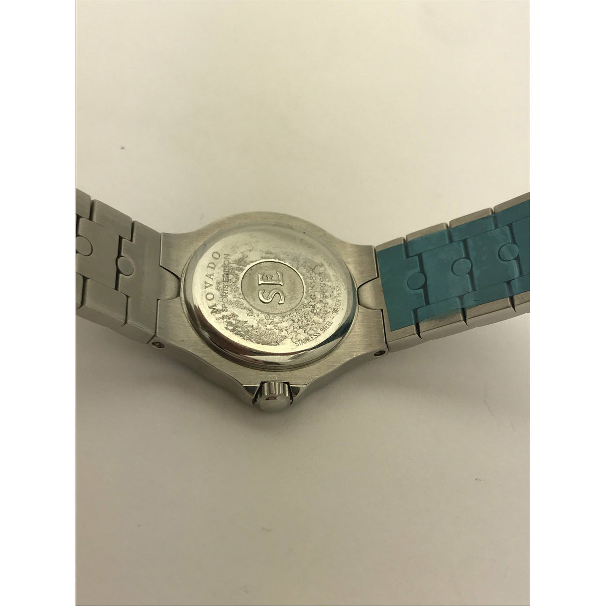 Movado Ladies Silver Tone Dial Stainless Steel Bracelet Watch 0604481