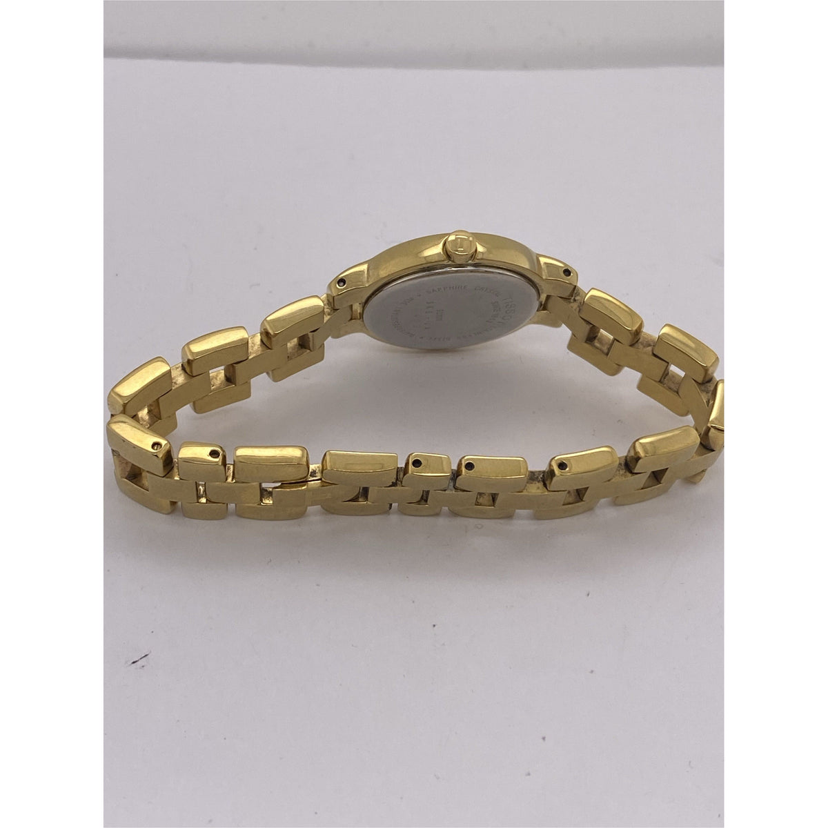 Tissot Ladies Mother of Pearl Dial Yellow Gold Tone Stainless Steel Bracelet Watch 10403