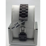 Oniss Ladies Ceramic Date Indicator Maroon Dial Watch ON6200-LRG