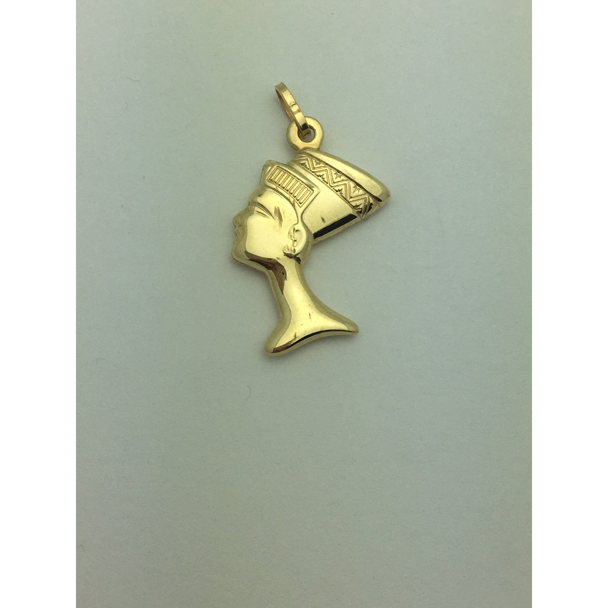 CHARJ038 14K Yellow Gold Lady Pharaoh Charm