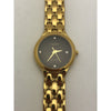 Tissot Ladies Stylist Black Dial Gold Tone Stainless Steel Watch K201
