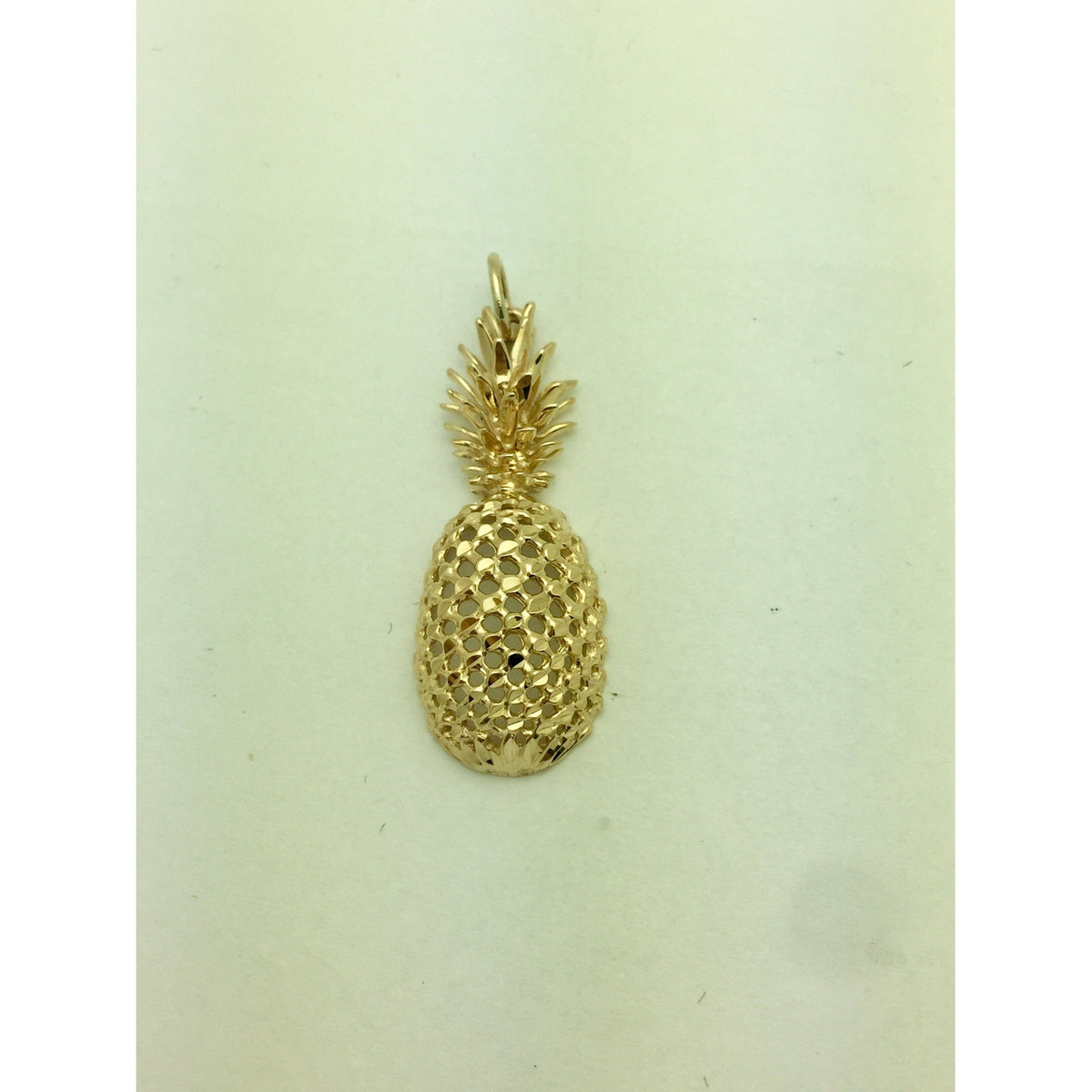 14K Yellow Gold Pineapple Pendant CHAR006