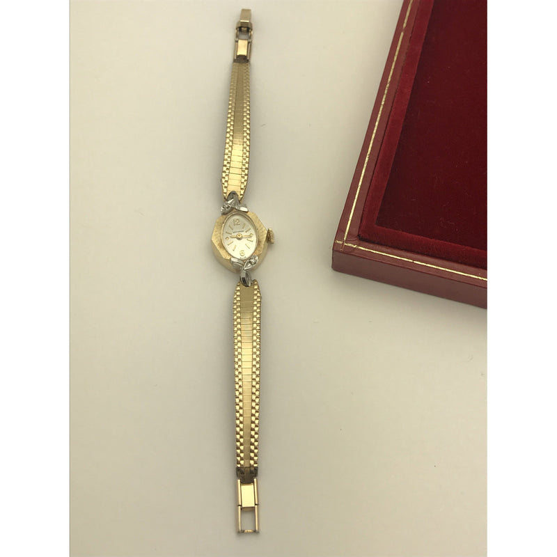 Wittnauer Ladies 14K Gold Case Watch