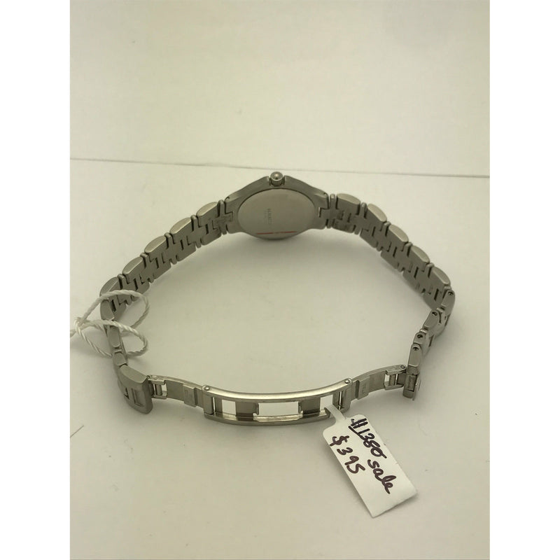 Movado Ladies Museum Black Dial Stainless Steel Bracelet Watch 0602753