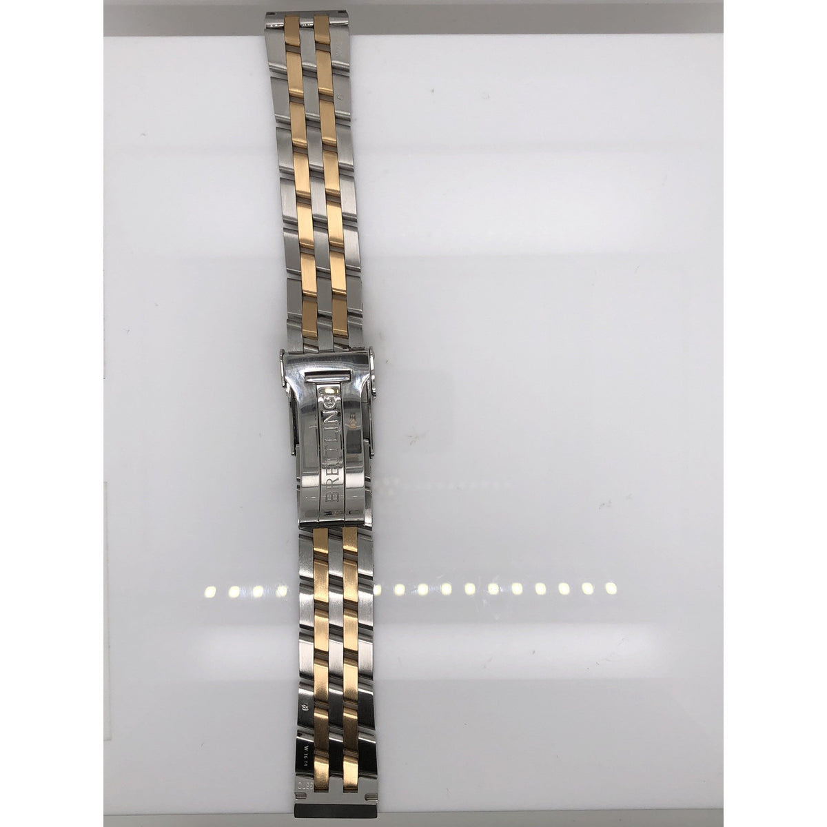 Breitling Two Tone Stainless Steel Strap Deployment Buckle 16-14mm 367C