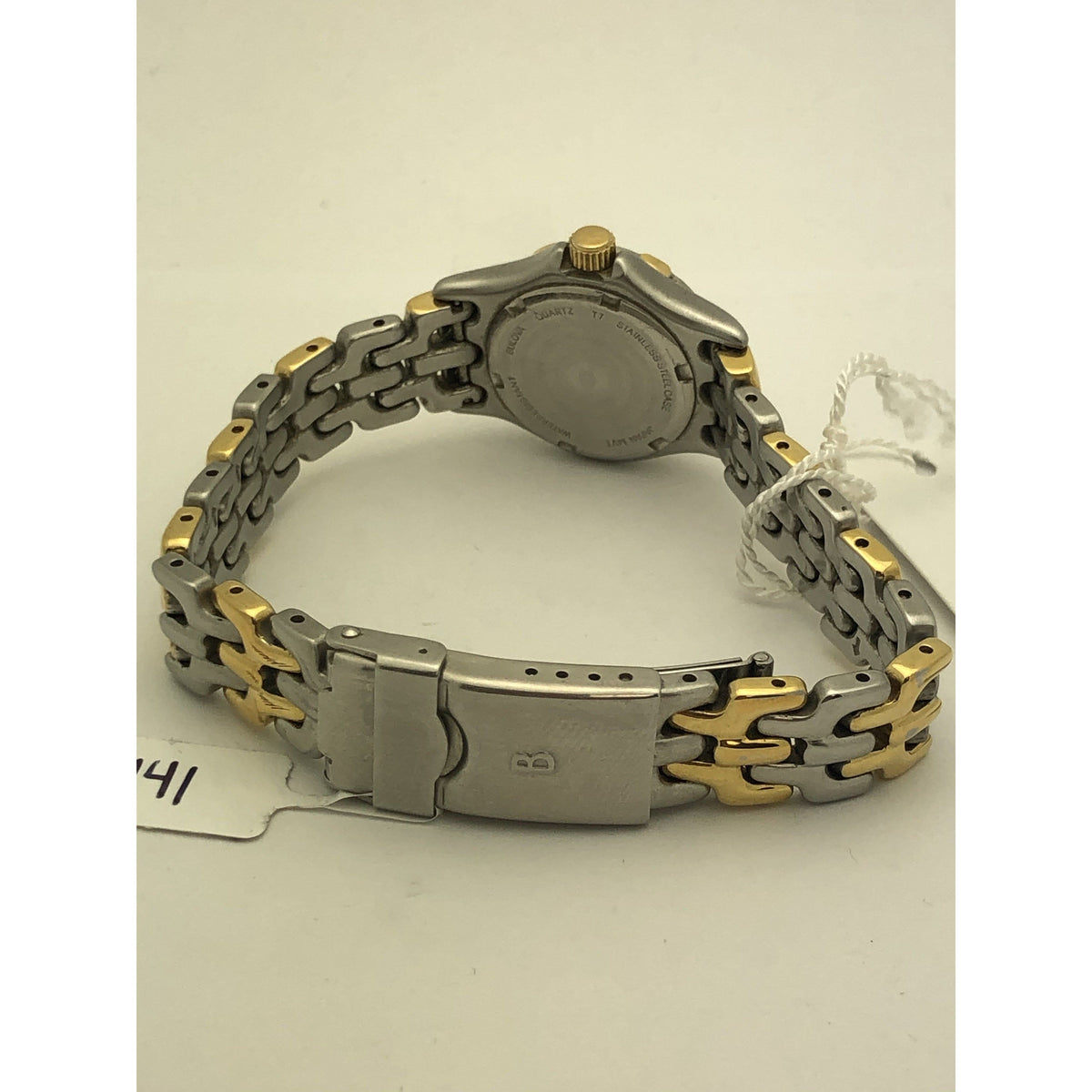 Bulova Ladies Marine Star Gold Tone Dial Two Tone Stainless Steel Watch 98M41