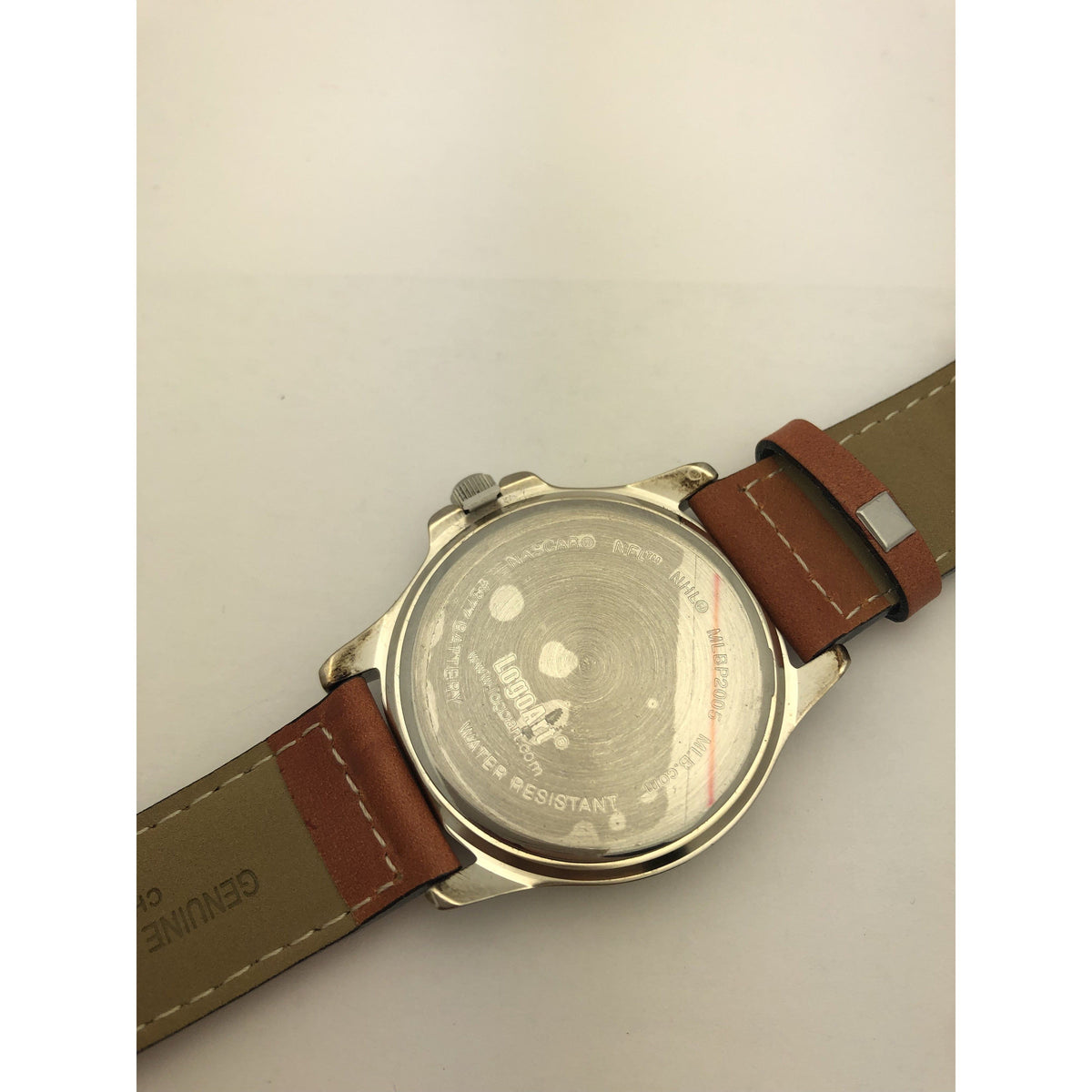 Logo Art Jets Men's Stainless Steel Case White Dial New York Jets Watch 377