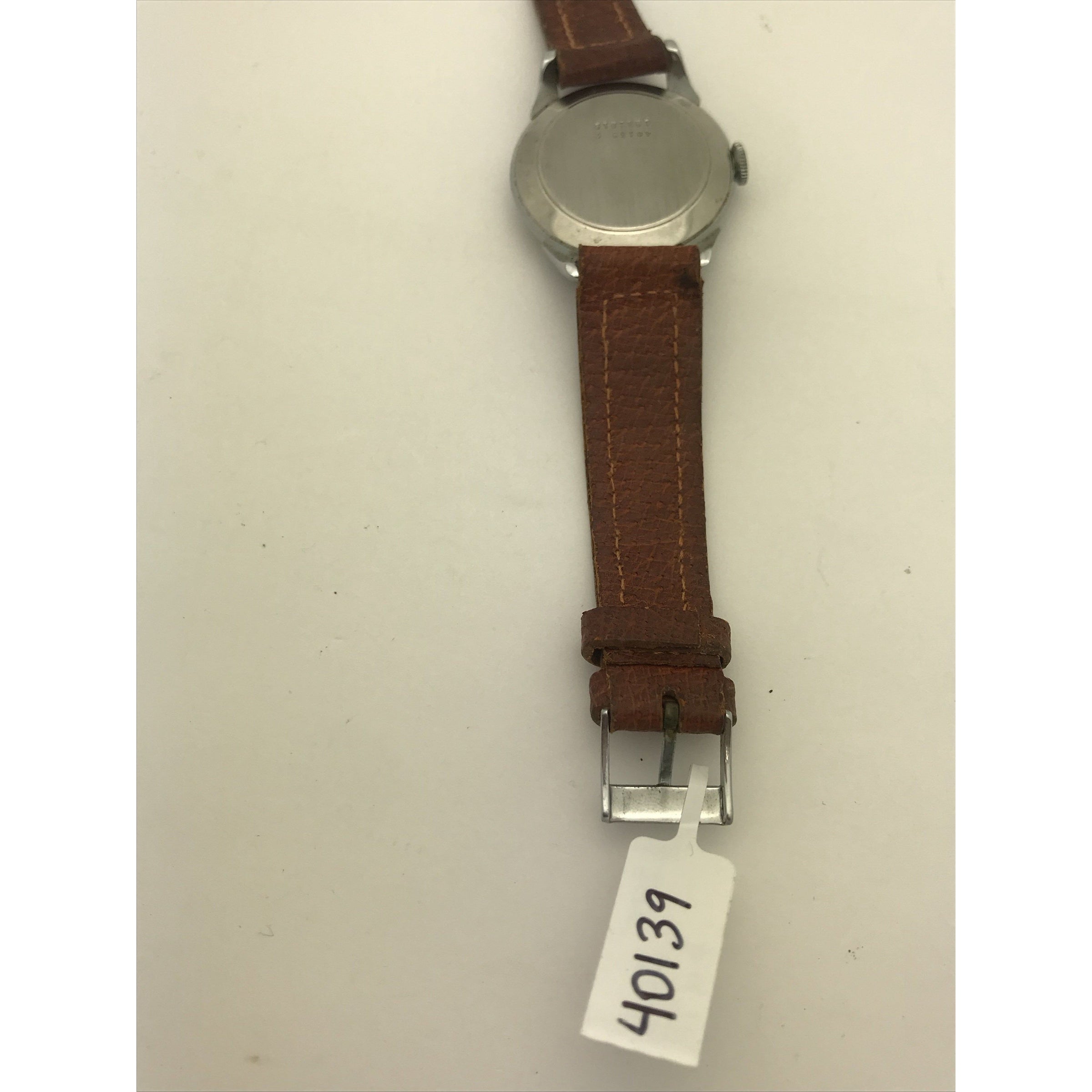 Certina Kurth Freres Ladies White Dial Brown Leather Band Watch