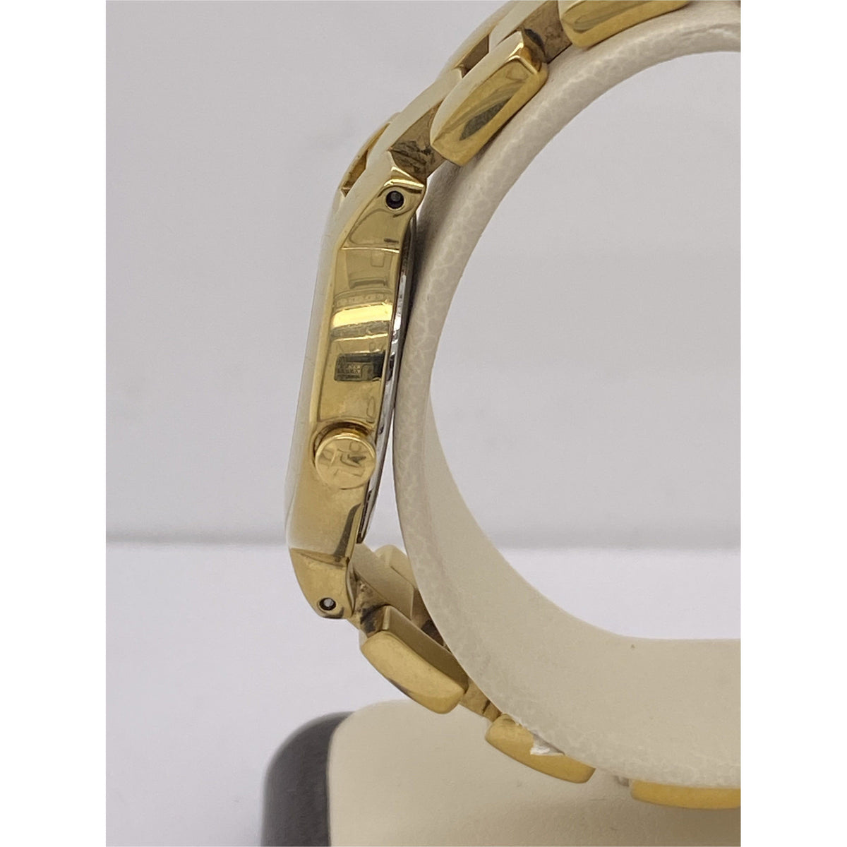 Tissot Ladies Mother of Pearl Dial Yellow Gold Tone Stainless Steel Bracelet Watch 10403