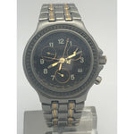 Krieger Men's Two Tone Stainless Steel Case and Band Watch 1841584