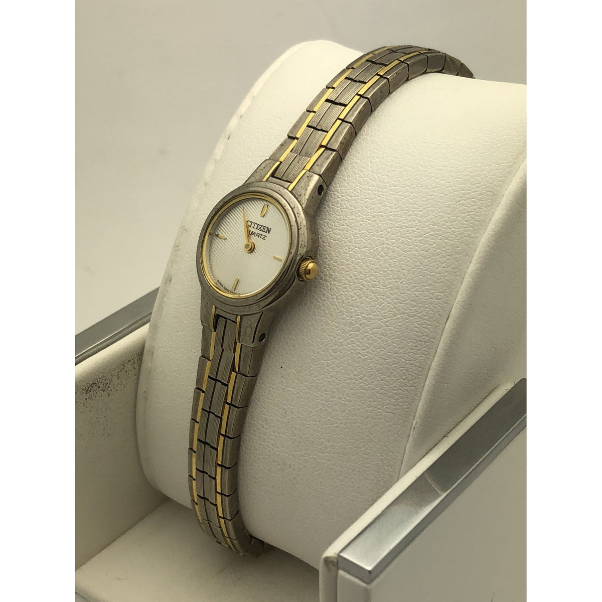 Citizen Ladies Quartz Silver Dial Two Tone Stainless Steel Watch 227846