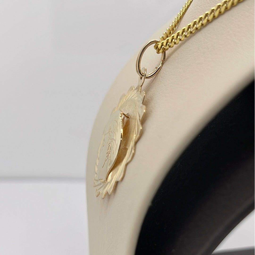 14K Yellow Gold Boy Charm Pendant P053