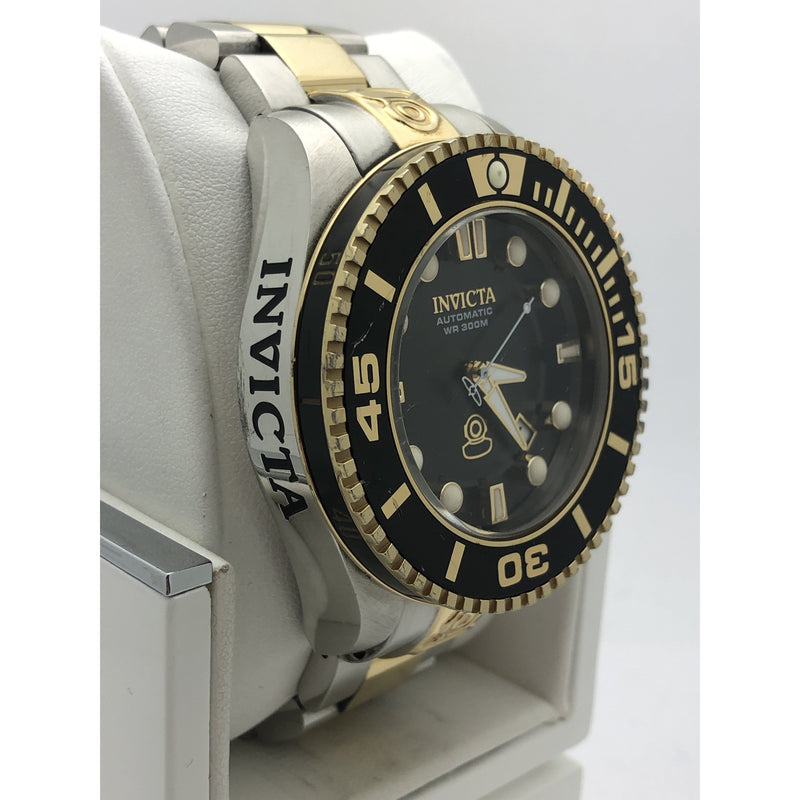 Invicta Grand Diver Men's Black Dial Two Tone Stainless Steel