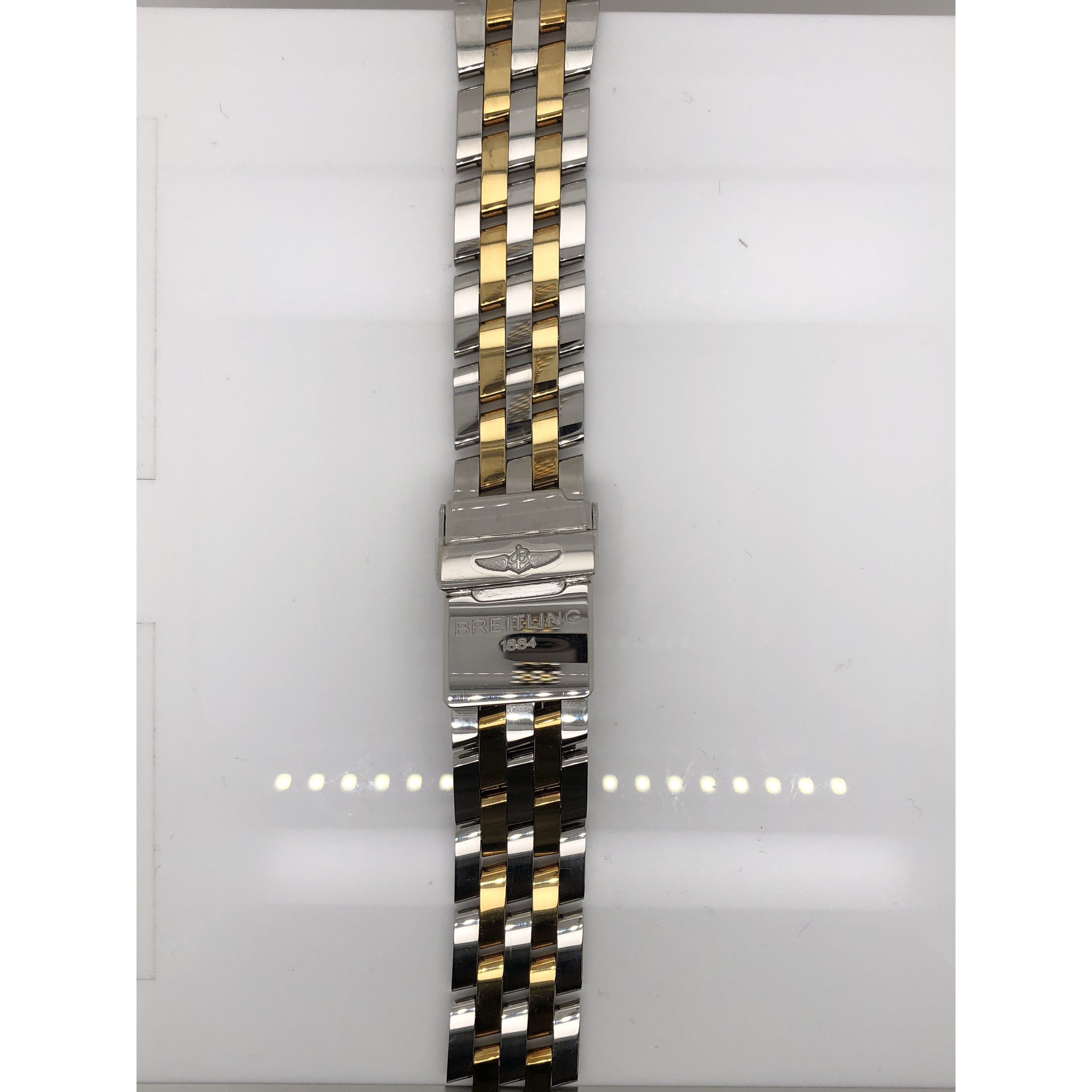 Breitling ステンレススチール 金属ベルト BREITLING ブライトリング 純正ステンレスベルト 3連ブレス