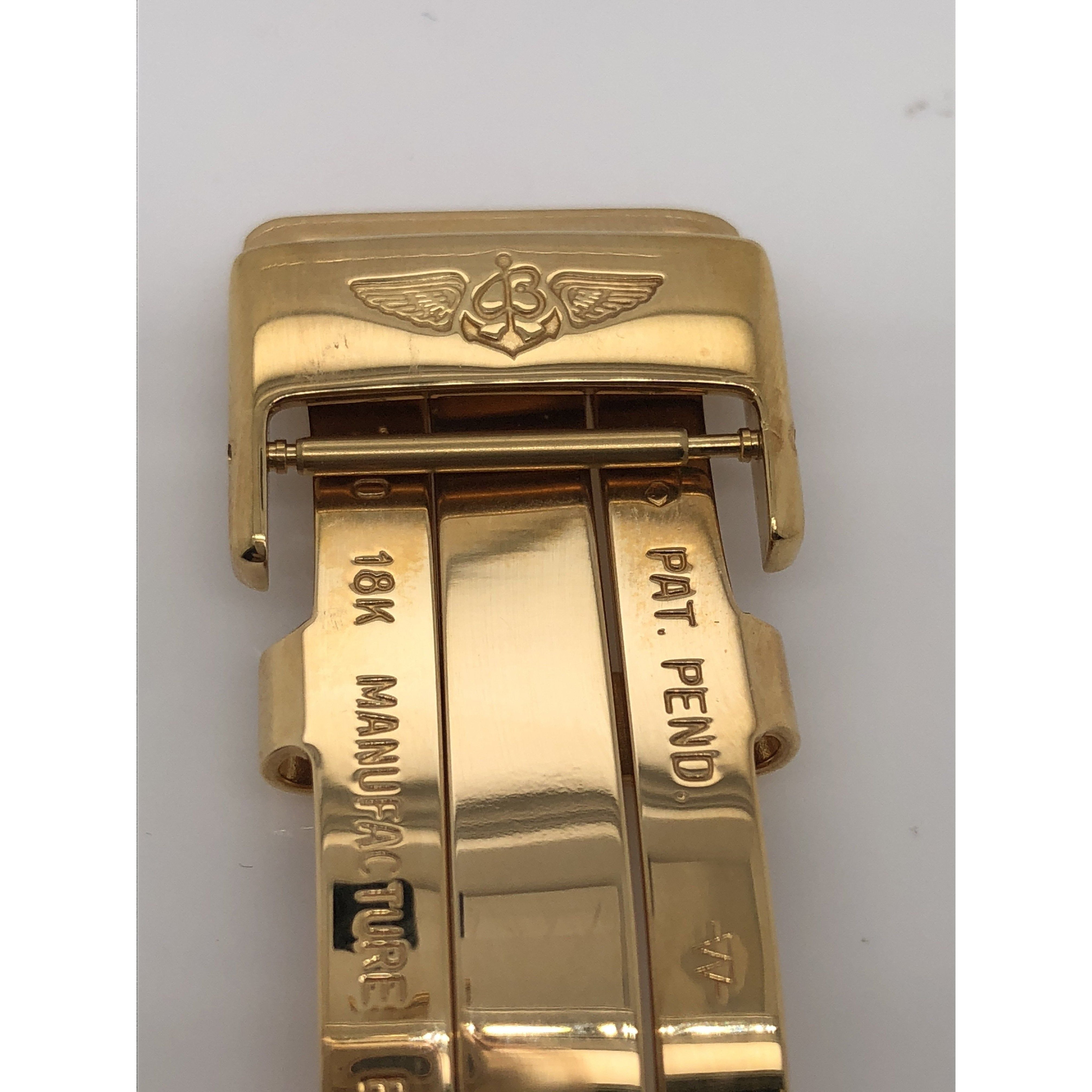 Breitling Toka Gold Fold Over Buckle 18mm K18D.1 – ELI ADAMS JEWELERS