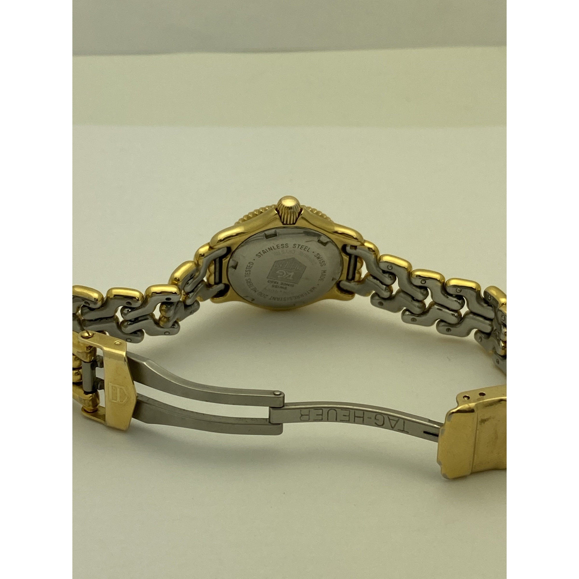 Tag Heuer Ladies Gold Dial Gold Stainless Steel Bracelet 200M Watch S9 –  ELI ADAMS JEWELERS