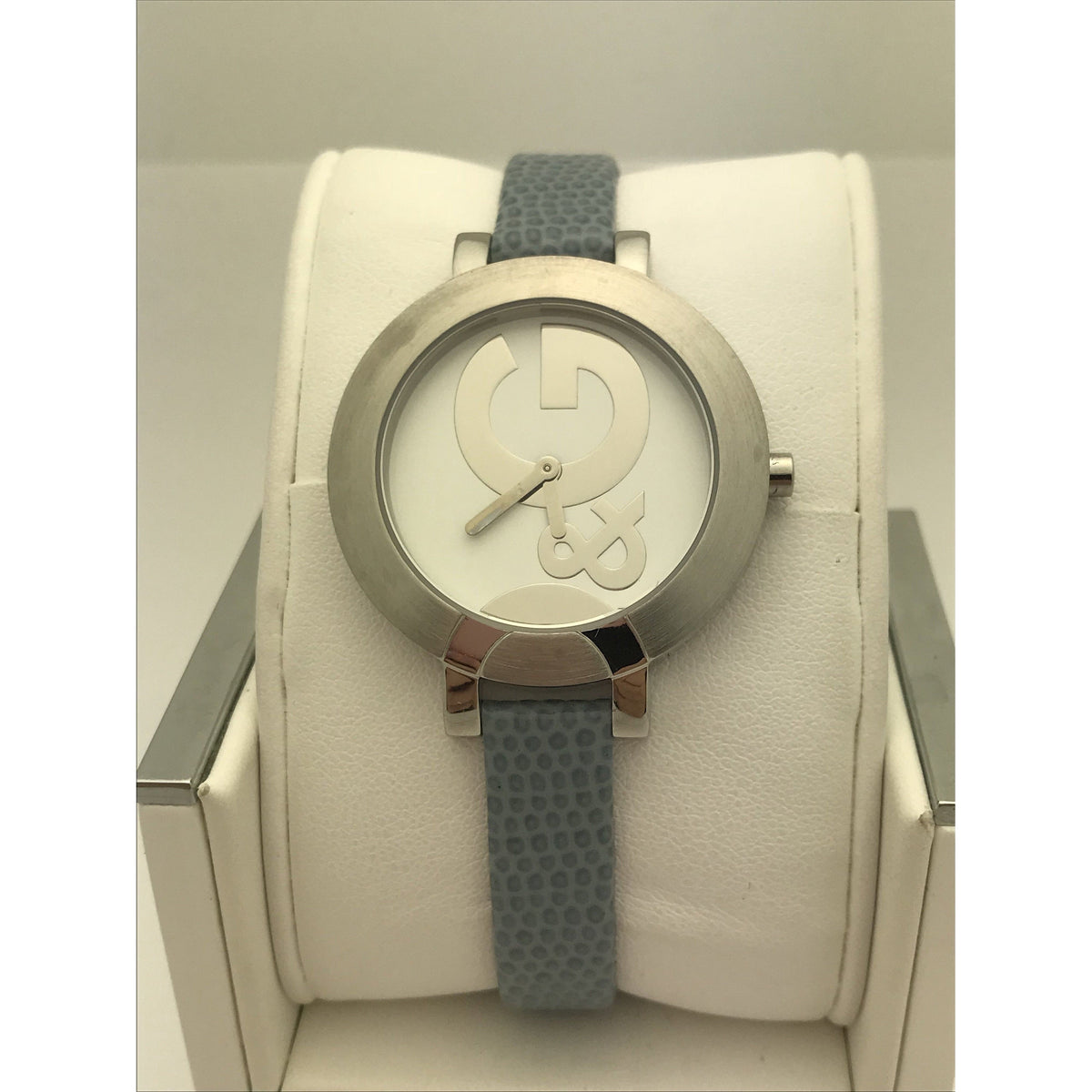 Dolce & Gabbana Women's Light Blue Leather Strap Watch DW0598